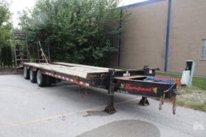 2021 Rampant 25 Ton 30′ Equipment Trailer